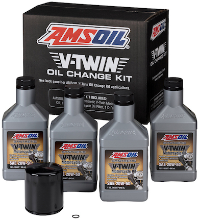  V-Twin Oil Change Kit for Harley Davidson Motorcycle